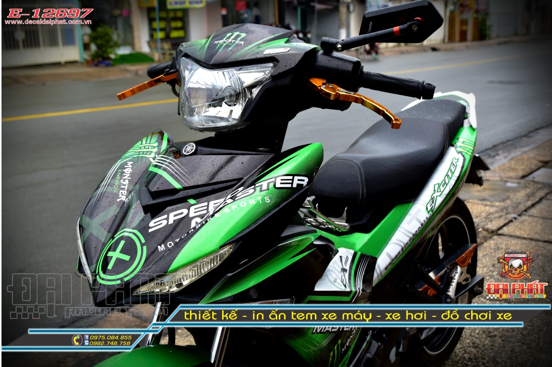 tem-trum-xe-exciter-150-monster-xanh-den