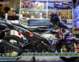 Tem Trùm Exciter 150 Captain American