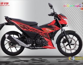 Tem Chế Xe Satria - Phong Cách