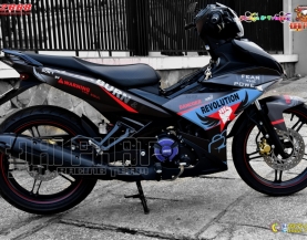 Tem Trùm Exciter 150 Revolution Đen Nhám 
