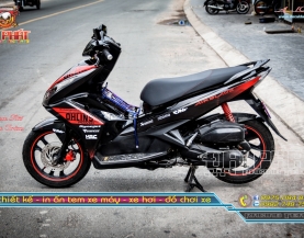 Tem Trùm Airblade 2014 Ohline Đỏ Đen