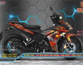 Tem Trùm Exciter 150 Ma Cà Rồng Cực Hầm Hố