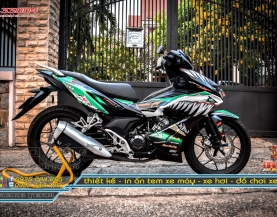 Tem Trùm Winner X Cá Mập Xanh Đen