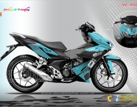 Tem Trùm Winner X 150 Ohlins Xanh Đen