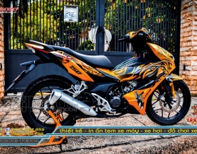 Tem Trùm Winner X 150 Thiết kế Hổ Báo