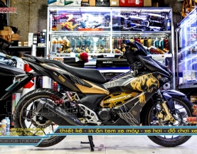 Tem Trùm Winner X150 Cực Ngầu Đen Nhám