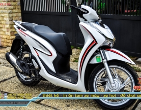 Tem Chế SH 2020 Phản Quang Đỏ Đen