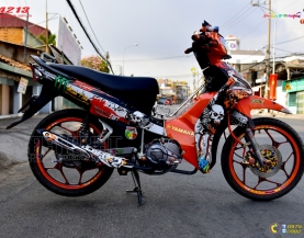 Tem Trùm Xe Sirius Fi Mặt Quỷ