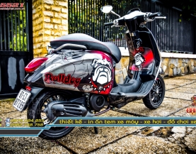 Tem Trùm Xe Vespa Bull Dog