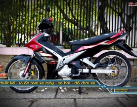Tem Xe Exciter 2010 Crom Đen Đỏ