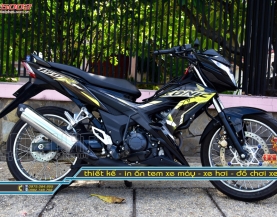 Tem Xe Sonic 150R Vàng Đen